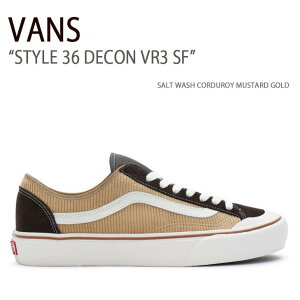 VANS oY Xj[J[ STYLE 36 DECON VR3 SF SALT WASH CORDUROY MUSTARD GOLD VN0A4BX9BAE X^C36fR36VR3 SF \gEHbVR[fC}X^[hS[h Y fB[X jp p
