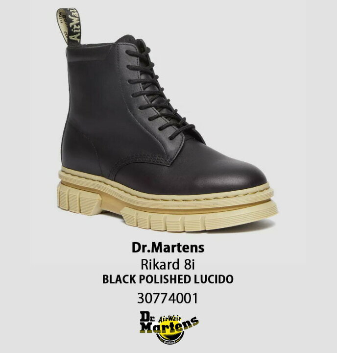 楽天市場】Dr.Martens ドクターマーチン ブーツ Rikard 8i Black 