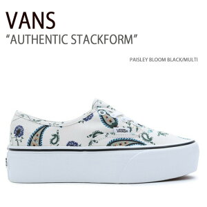 VANS oY Xj[J[ AUTHENTIC STACKFORM PAISLEY BLOOM BLACK MULTI VN0A5KXXBMV I[ZeBbNX^bNtB[ yCY[u[ubN }` Y fB[X jp p