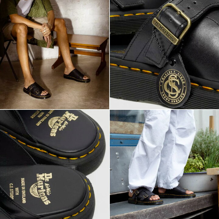 楽天市場】Dr.Martens ドクターマーチン サンダル レザー スライド  