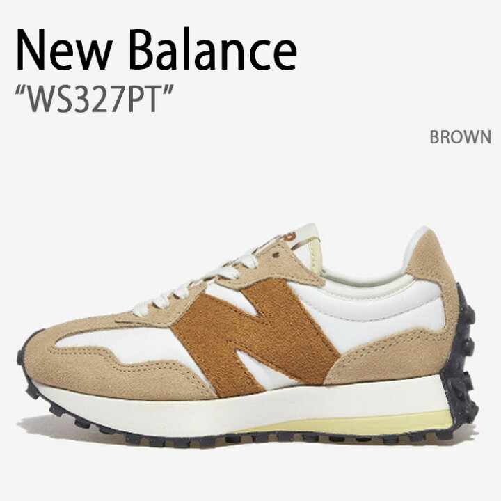 楽天市場】New Balance ニューバランス スニーカー 327 WS327PT BROWN 