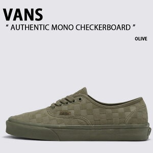 VANS oY Xj[J[ AUTHENTIC MONO CHECKERBOARD OLIVE VN000CRQOLV I[ZeBbN `FbJ[{[h I[u O[ `FbN Y fB[X jp p