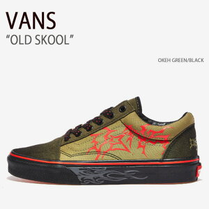 VANS oY Xj[J[ OLD SKOOL OKEH GREEN BLACK VN000D3H203 I[hXN[ O[ ubN Y fB[X jp p