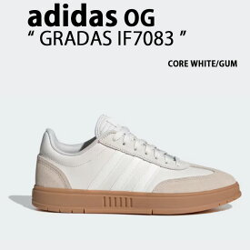 adidas Originals アディダス オリジナルス スニーカーGRADAS IF7083 シューズ コアホワイト　ガム メンズ レディース【中古】未使用品