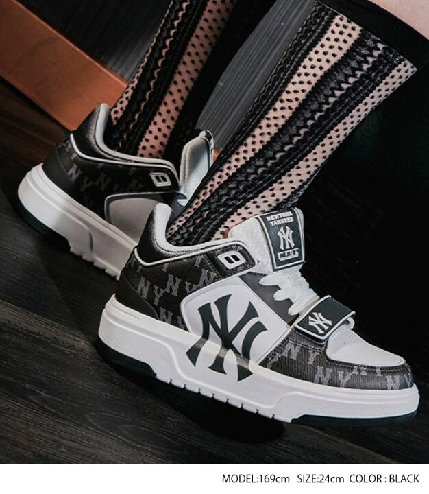 楽天市場】MLB エムエルビー スニーカー MLB CHUNKY LINER MID DENIM 