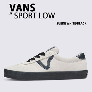 VANS oY Xj[J[SPORT LOW SUEDE WHITE BLACK VN000CQRYB2 X|[cE XEF[h zCg ubN XG[h XEF[h Y fB[X jp p