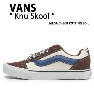 VANS oY Xj[J[ VANS Knu Skool MEGA CHECK POTTING SOIL VN0009QCDMV j[XN[ XG[h K`FbN |beBO\C Y fB[X jp p