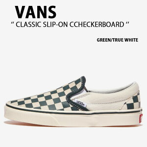VANS oY Xj[J[ VANS CLASSIC SLIP-ON CCHECKERBOARD GREEN TRUE WHITE VN000BVZBGN oY NVbN Xb| `FbJ[{[h O[ gD[ zCg Y fB[X jp p