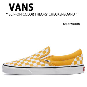 VANS oY Xj[J[ SLIP-ON COLOR THEORY CHECKERBOARD GOLDEN GLOWVN000BVZLSV Xb| J[ ZI[ `FbJ[{[h S[f OE Y fB[X jp p