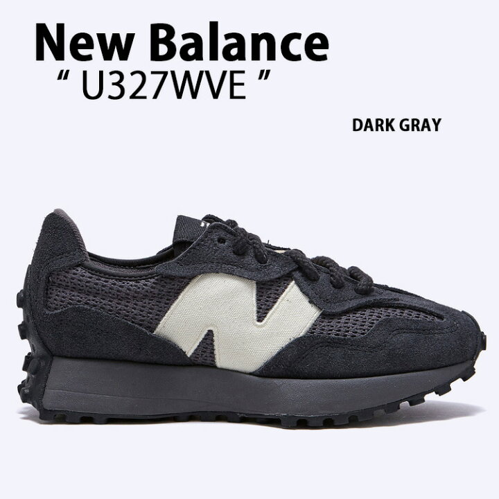 楽天市場】New Balance ニューバランス スニーカー U327WVE DARK GRAY 