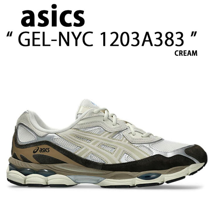 楽天市場】asics アシックス スニーカー GEL-NYC CREAM 1203A383-103 