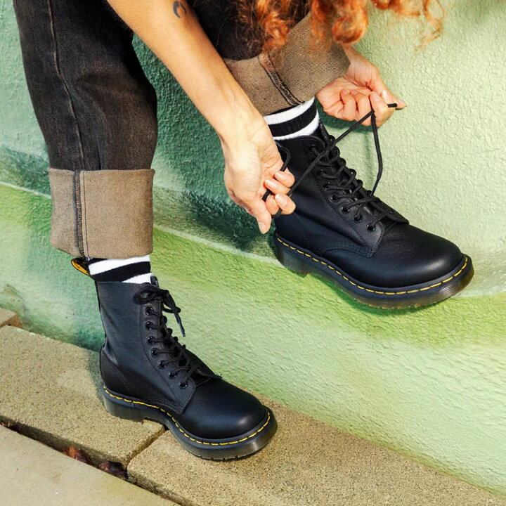 楽天市場】Dr.Martens ドクターマーチン 8ホールブーツ レザー 1460 