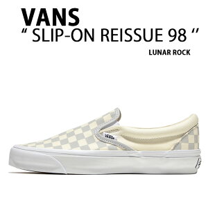 VANS oY Xj[J[ SLIP-ON REISSUE 98 CHECKERBOARD LUNAR ROCK VN000CSE7VF Xb| CV[ `FbJ[{[h i[bNY fB[X jp p