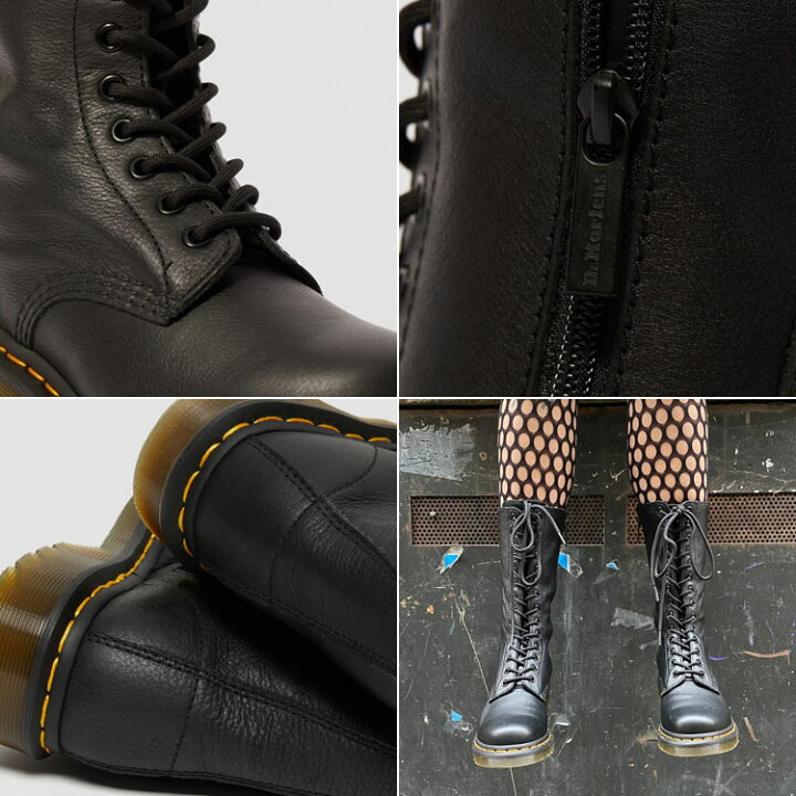 楽天市場】Dr.Martens ドクターマーチン サイドジップ ロングブーツ 
