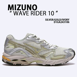 Mizuno ~Ym Xj[J[ WAVE RIDER 10 D1GA243106 EF[uC_[ 10 SILVER GOLD WHITE Vo[ S[h zCg V[Y jOV[Y WMOXj[J[ Y fB[X