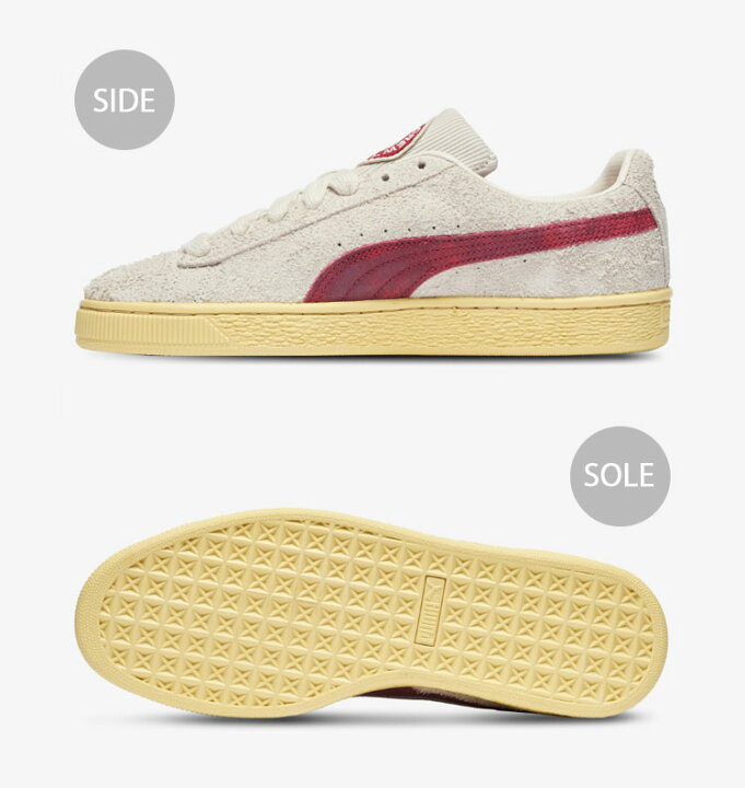 楽天市場】PUMA プーマ スニーカー PTC SUEDE R GRAY RED シューズ 