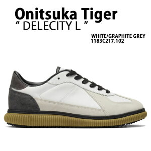 Onitsuka Tiger IjcJ^CK[ Xj[J[ DELECITY L WHITE GRAPHITE GREY 1183C217.102 V[Y fVeB G zCg Ot@CgO[ Y fB[X jp p