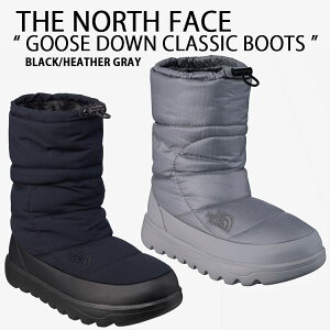 THE NORTH FACE m[XtFCX u[c _Eu[c GOOSE DOWN CLASSIC BOOTS ~fB n[tu[c BLACK GRAY EB^[u[c h ubN O[ Y fB[X NS99Q74J/K