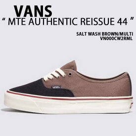 VANS バンズ スニーカー MTE AUTHENTIC REISSUE 44 SALT WASH BROWN MULTI VN000CW2RML オーセンティック リシュー ソルトウォッシュ ブラウン マルチ メンズ レディース 男性用 女性用