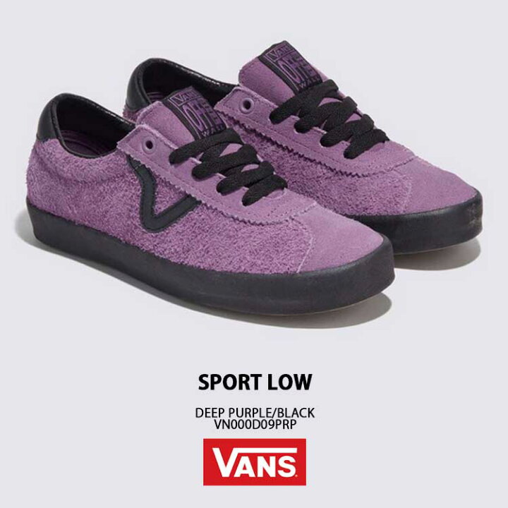 楽天市場】VANS バンズ スニーカー SPORT LOW SUEDE DEEP PURPLE BLACK 