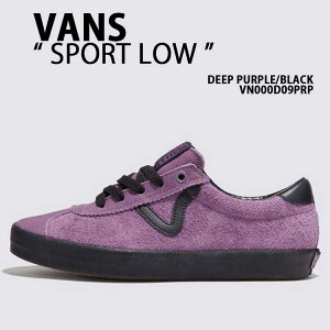 VANS バンズ スニーカー SPORT LOW SUEDE DEEP PURPLE BLACK VN000D09PRP スポーツ ロウ スエード スウェード ディープパープル ブラック レディース 女性用