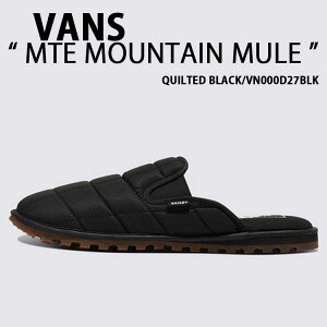 VANS oY ~[ V[Y MTE MOUNTAIN MULE QUILTED BLACK VN000D27BLK }Ee~[ ubN Y fB[X