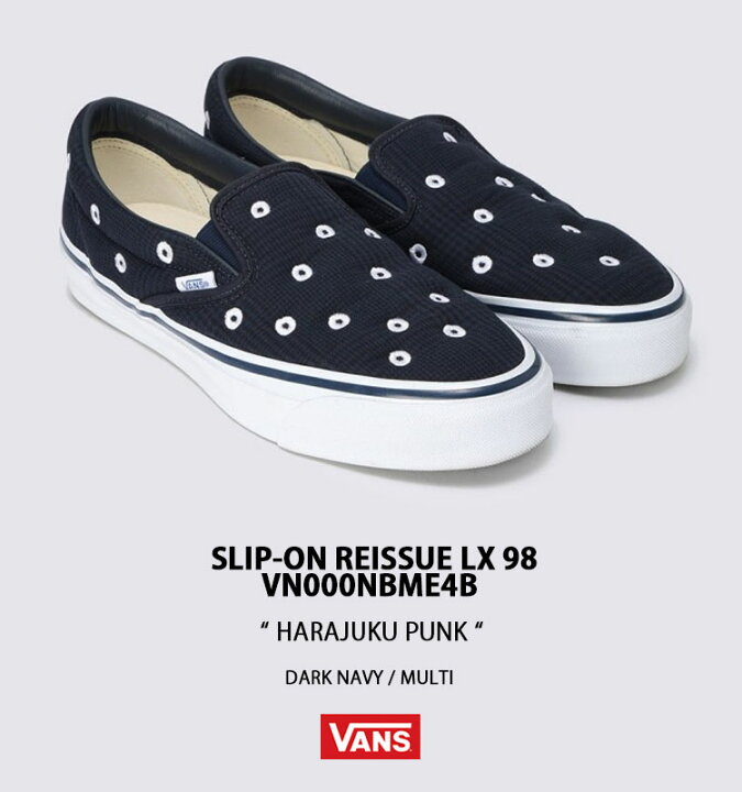 楽天市場】VANS バンズ スリッポン SLIP-ON REISSUE 98 LX HARAJUKU 