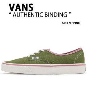 VANS oY Xj[J[ AUTHENTIC BINDING GREEN PINK VN0A2Z3ZBOC I[ZeBbN rfBO O[ sN Y fB[X jp p