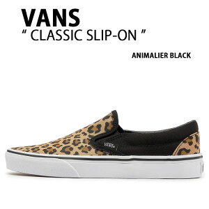 VANS oY Xj[J[ CLASSIC SLIP-ON ANIMALIER BLACK VN0A2Z41CJJ NVbN Xb| Aj}GubN Ip[h qE Y fB[X jp p