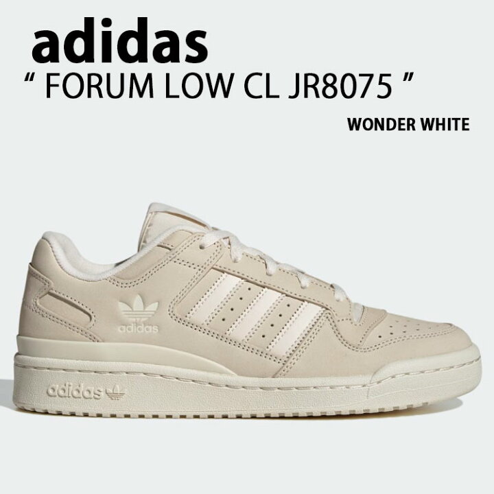 楽天市場】adidas アディダス スニーカー FORUM LOW CL JR8075 WHITE 