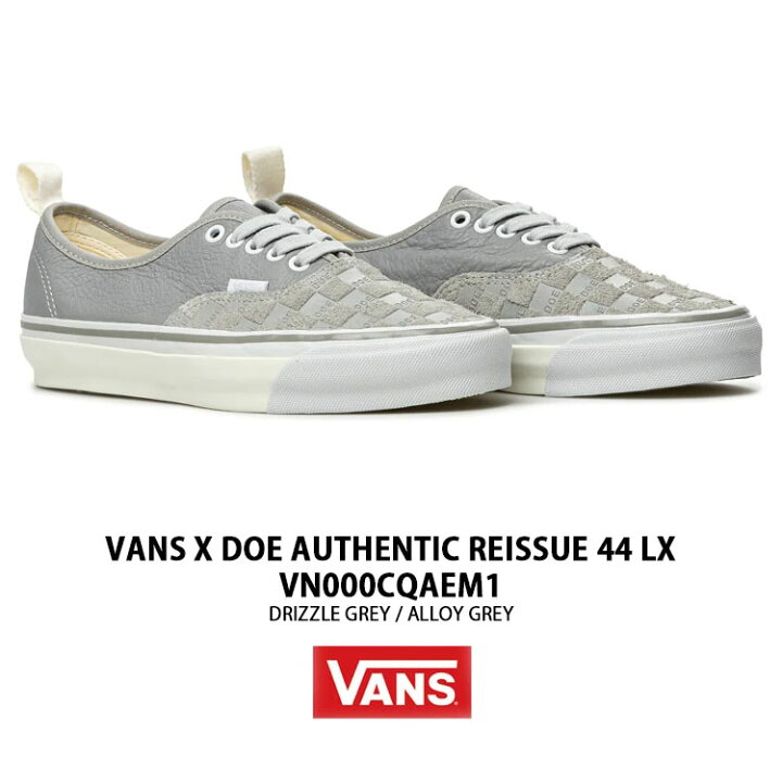 楽天市場】VANS バンズ スニーカー DOE AUTHENTIC REISSUE 44 LX GREY 