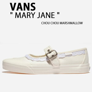 VANS �o���Y ���f�B�[�X �V���[�Y �����[�W�F�[�� MARY JANE CHOU CHOU MARSHMALLOW VN000CRRCD3 �V���V���}�V���}�� �o���G�V���[�Y �X���b�|�� �X�g���b�v