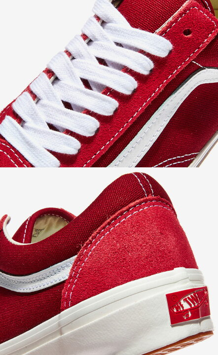楽天市場】VANS バンズ スニーカー OLD SKOOL LX SUEDE RED 