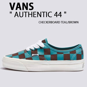 VANS oY Xj[J[ AUTHENTIC 44 CHECKERBOARD TEAL BROWN VN000D5KERD I[ZeBbN 44 `FbJ[{[h eB[ uE V[Y i`J[ Y fB[X jp p