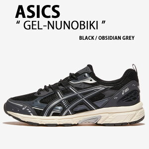 ASICS AVbNX Xj[J[ GEL-NUNOBIKI 1203A536-003 BLACK GREY V[Y QkmrL ubN O[ Y fB[X