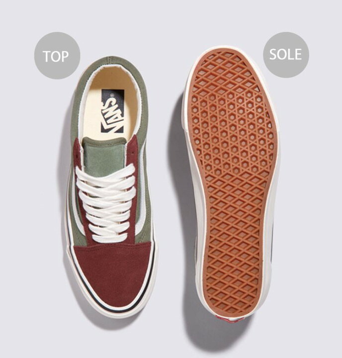 楽天市場】VANS バンズ スニーカー PREMIUM OLD SKOOL BROWN GREEN 
