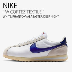 NIKE ナイキ レディース スニーカー W CORTEZ TEXTILE ウィメンズ コルテッツ テキスタイル DZ2795-102 ローカット ホワイト アイボリー ネイビー ウィメンズ 女性用【中古】未使用品