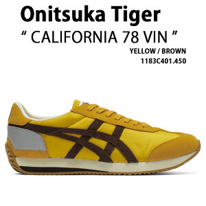 Onitsuka Tiger IjcJ^CK[ Xj[J[ CALIFORNIA 78 VIN YELLOW BROWN V[Y JtHjA78VIN CG[ uE Y fB[X jp p 1183C401.450