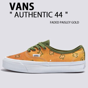 VANS oY Xj[J[ AUTHENTIC 44 FADED PAISLEY GOLD VN000D5KESC I[ZeBbN 44 tFCfBhyCY[ S[h [Jbg Y fB[X p jp