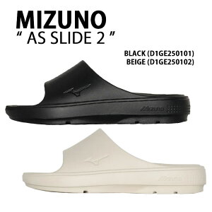 Mizuno ~Ym V[T_ AS SLIDE 2 D1GE2501 BLACK BEIGE V[Y XChT_ Xbp ̌^ ubN x[W Y fB[X