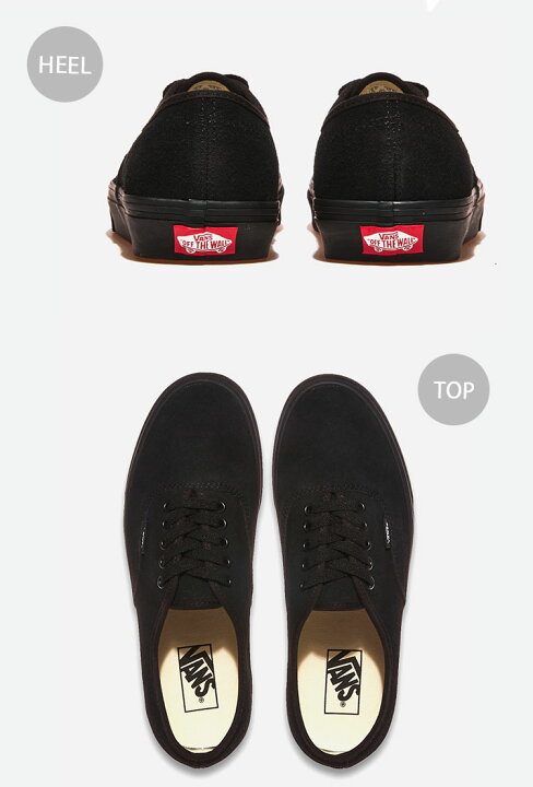 楽天市場】VANS バンズ スニーカー AUTHENTIC SUEDE BLACK BLACK 