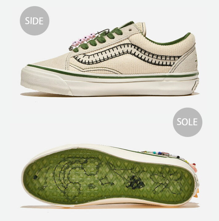 楽天市場】VANS バンズ スニーカー OLD SKOOL CHARMS LX CREAM 