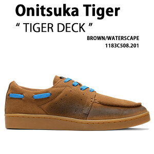 Onitsuka Tiger IjcJ^CK[ Y Xj[J[ TIGER DECK 1183C508.201 V[Y ^CK[fbN BROWN uE XEF[h K\[