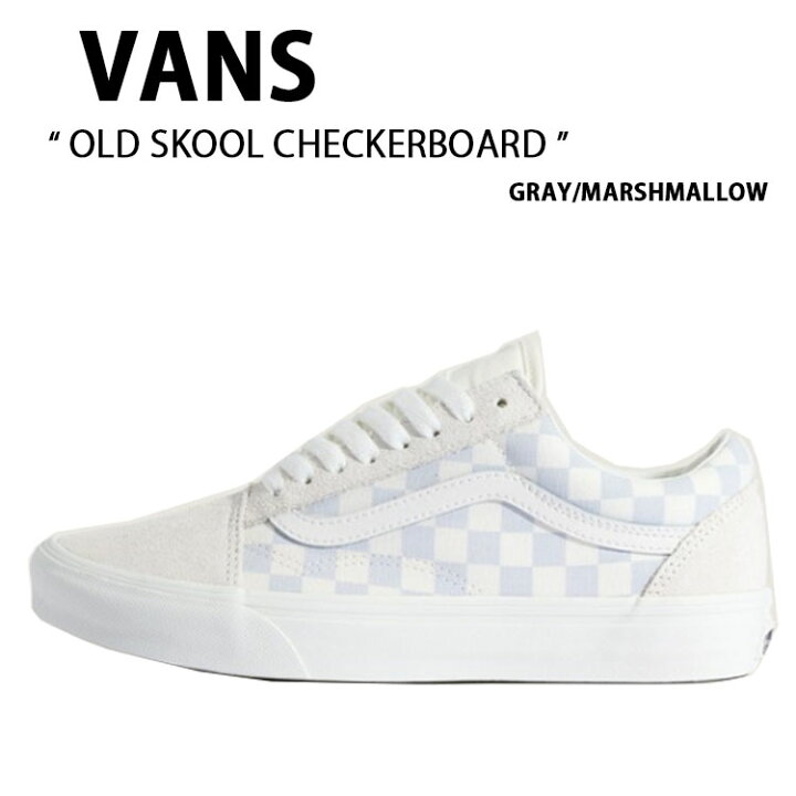 楽天市場】VANS バンズ スニーカー OLD SKOOL CHECKERBOARD GRAY 