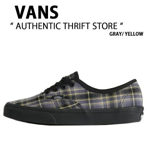 VANS oY Xj[J[ AUTHENTIC THRIFT STORE GREY YELLOW VN000D7YD94 I[ZeBbN Xtg XgA O[ CG[ p
