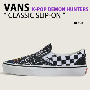 VANS �o���Y �L�b�Y �X�j�[�J�[ KPOP DEMON HUNTERS CLASSIC SLIP-ON VN000EC3BM8 �V���[�Y K�|�b�v �f�[�����n���^�[�Y �N���V�b�N�X���b�|�� �r�b�O�L�b�Y BLACK �u���b�N
