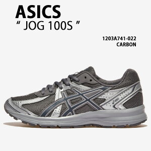 asics �A�V�b�N�X �X�j�[�J�[ JOG 100S 1203A741-022 �V���[�Y �W���O100S ���b�V�� �����j���O�V���[�Y CARBON �J�[�{�� �����Y ���f�B�[�X