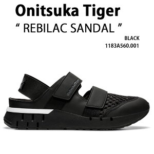 Onitsuka Tiger �I�j�c�J�^�C�K�[ �T���_�� REBILAC SANDAL BLACK 1183A560.001 ���r���b�N �T���_�� �u���b�N �X�|�T�� �����Y ���f�B�[�X