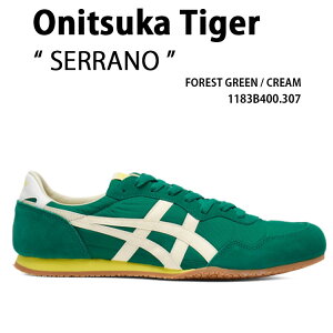Onitsuka Tiger �I�j�c�J�^�C�K�[ �X�j�[�J�[ SERRANO FOREST GREEN CREAM 1183B400.307 �V���[�Y �Z���[�m �O���[�� �N���[�� �����Y ���f�B�[�X