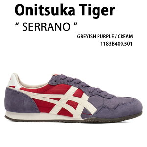 Onitsuka Tiger �I�j�c�J�^�C�K�[ �X�j�[�J�[ SERRANO PURPLE CREAM 1183B400.501 �V���[�Y �Z���[�m �p�[�v�� �N���[�� �����Y ���f�B�[�X